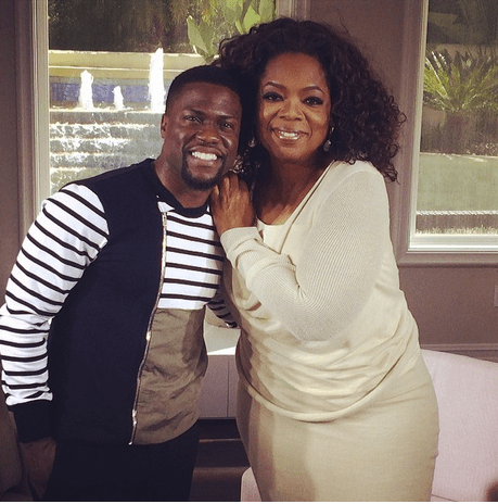 Kevin Hart and Oprah