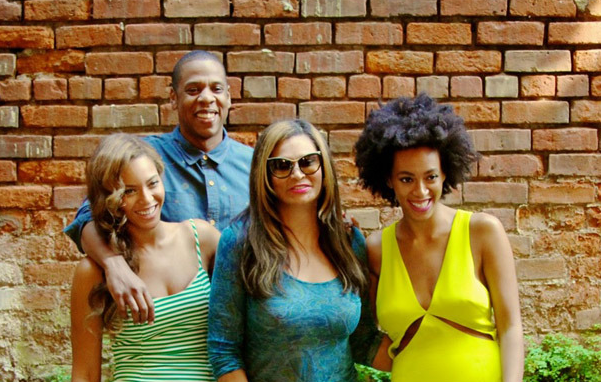 Beyonce Jay Z Tina Knowles Solange Knowles