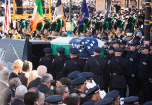 Funeral Held For One Of Two NYPD Officers Killed In Brooklyn
