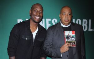 Rev Run And Tyrese Gibson Sign Copies Of Their Book "Manology: Secrets of a Man's Mind Revealed"