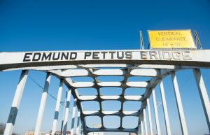 Edmund Pettus Bridge over the Alabama River in Selma, Ala