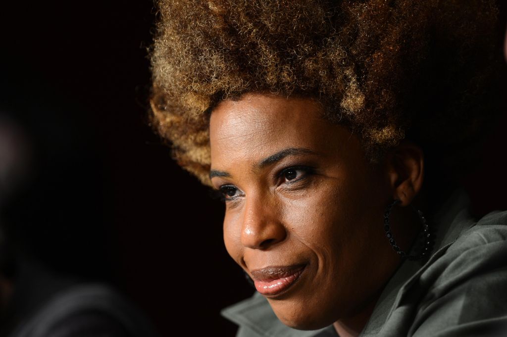 US actress Macy Gray attends the press c