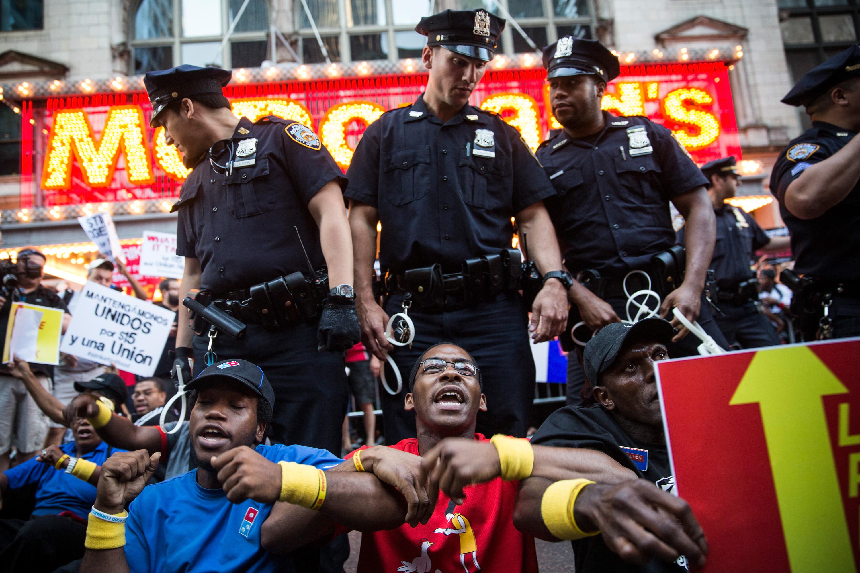 Fast Food Workers Organize National Day To Strike For Higher Wages