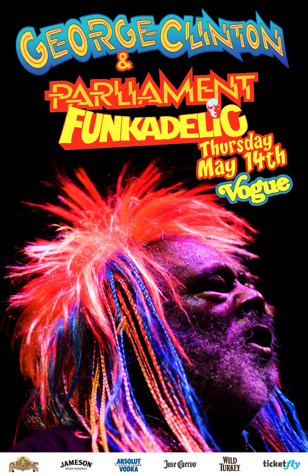 George Clinton & Parliament Funkadelic at The Vogue