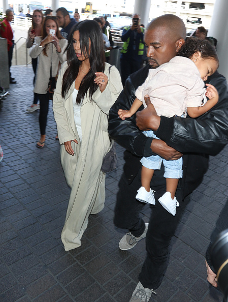 North and Kanye West and Kim Kardashian