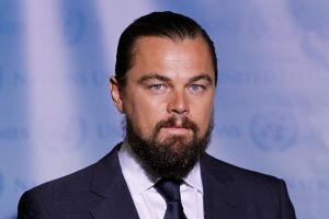 NEW YORK, NY - SEPTEMBER 20: Leonardo DiCaprio attends an event for being named UN Messenger Of Peace at the United Nations on September 20, 2014 in New York, New York. (Photo by Eduardo Munoz Alvarez/Getty Images)
