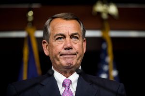 Speaker of the House John Boehner...