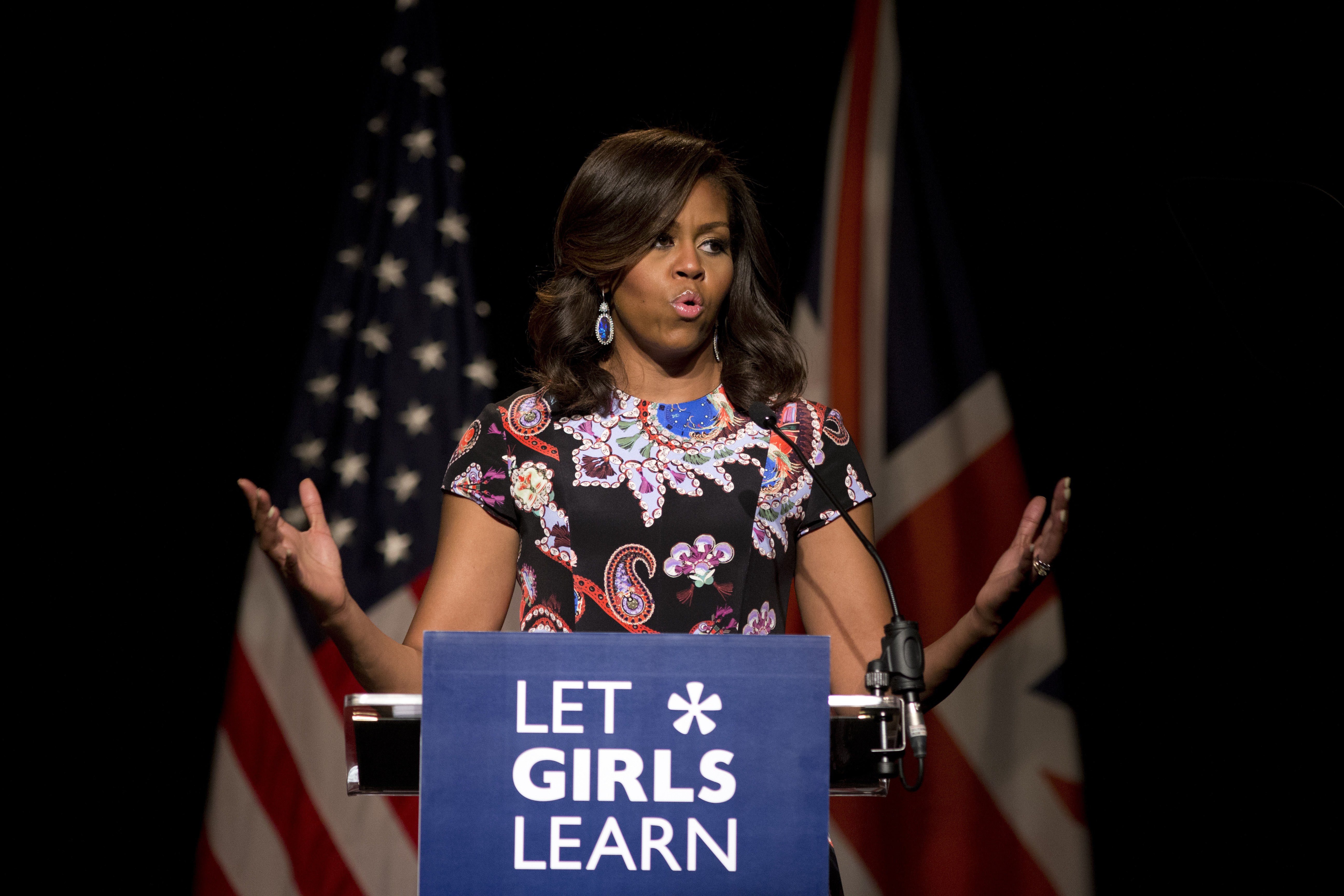 BRITAIN-US-DIPLOMACY-WOMEN-EDUCATION