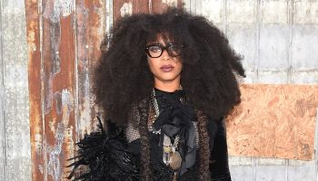 Erykah Badu attends the Givenchy fashion show during Spring 2016 New York Fashion Week