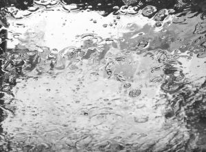 Full Frame Shot Of Wet Car Window In Rainy Season