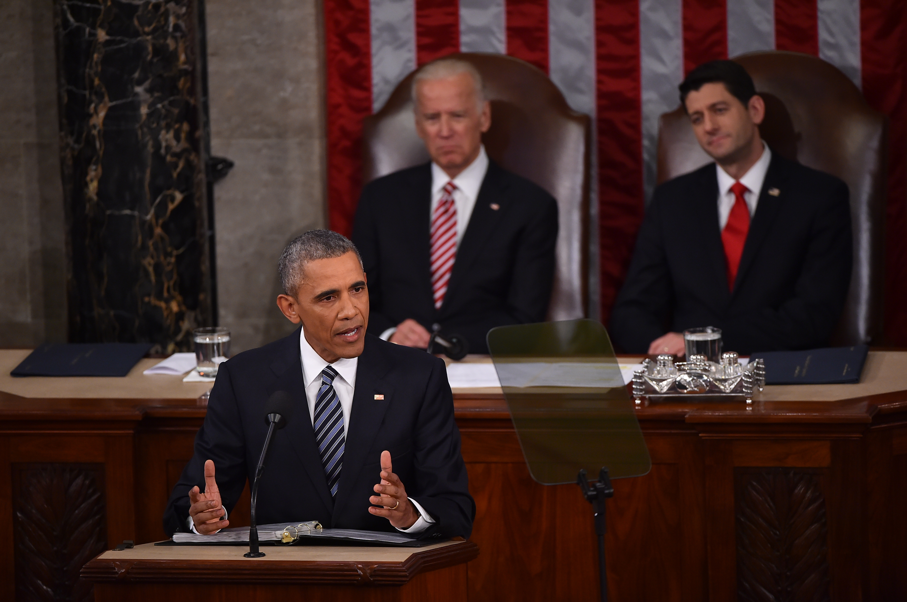 President Barack Obama Delivers His State Of The Union Address