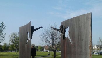MLK RFK Memorial in King Park Indianapolis