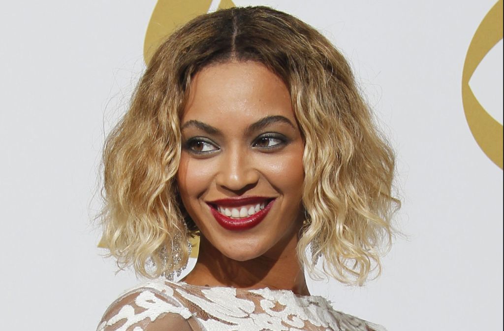 Beyonce poses backstage at the 56th Annual GRAMMY(R) Awards at STAPLES Center in Los Angeles, CA. S