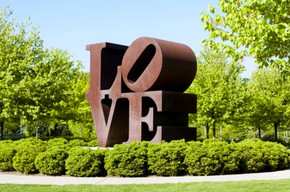 LOVE Sculpture at IMA by Robert Indiana