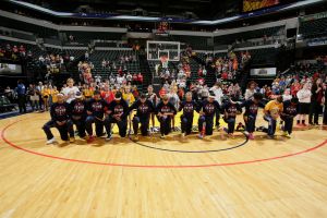 Indiana Fever Kneel Before Playoffs vs Mercury 092116 GettyImages-609580186 Ron Hoskins -Contributor