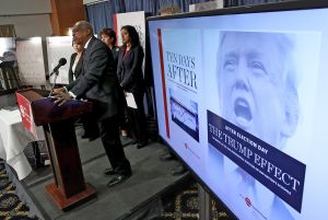 The Southern Poverty Law Center Holds News Conference Calling On Trump To Denounce Racism And Bigotry