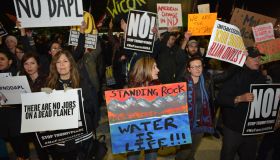 noDAPL and Anti Trump protest in Los Angeles