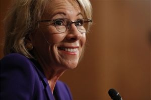 Trump's Selection For Education Secretary Betsy DeVos Testifies During Her Senate Confirmation Hearing