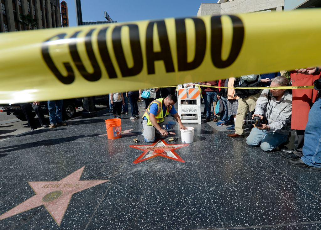 Donald Trump'Hollywood Walk Of Fame Star Vandalized