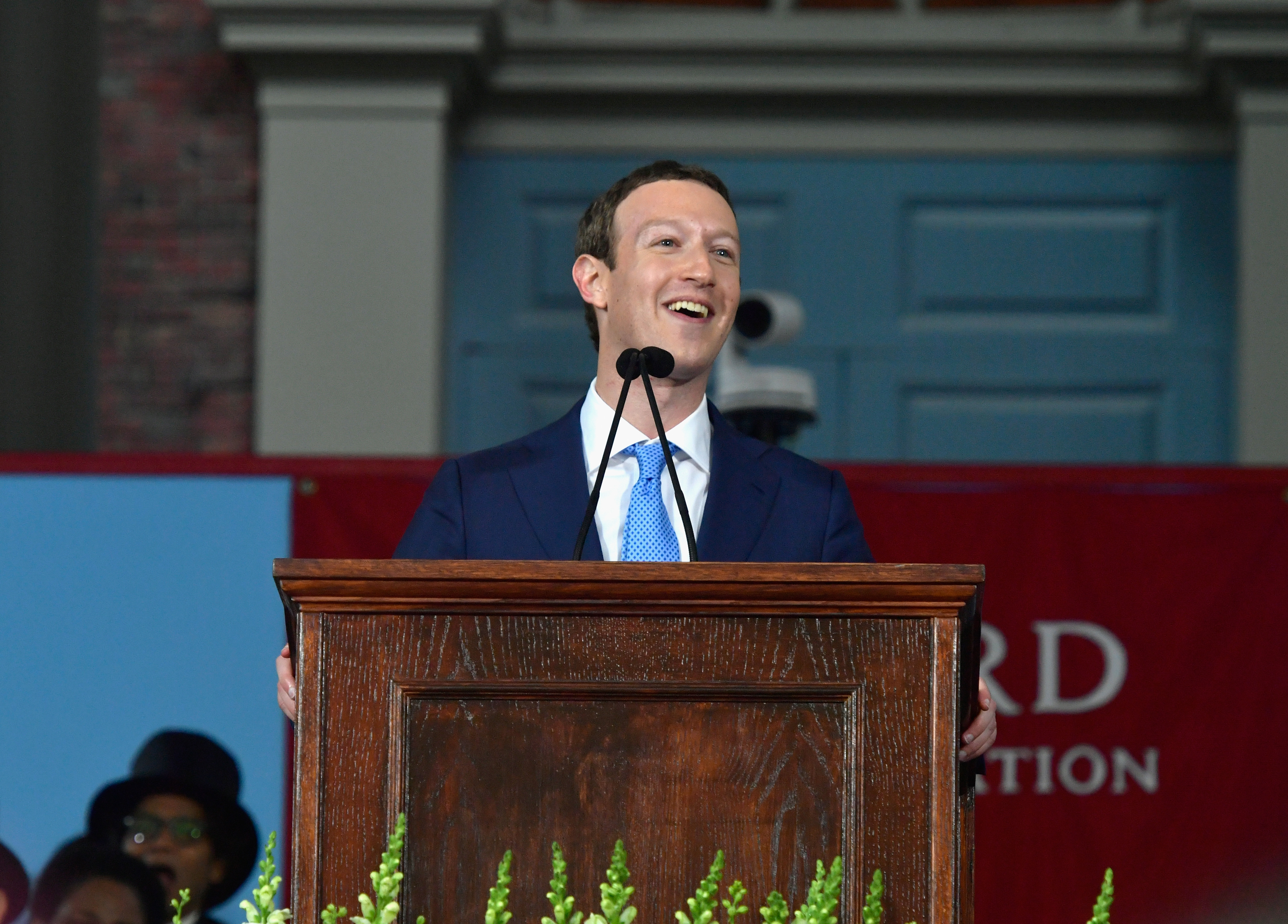 Facebook Founder Mark Zuckerberg Delivers Commencement Address At Harvard