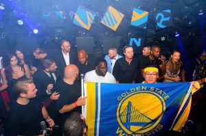 Golden State Warriors Celebrate NBA Championship At JEWEL Nightclub Inside ARIA Resort & Casino