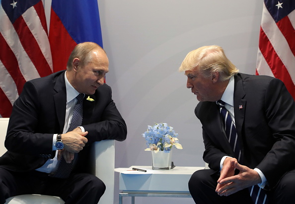 Presidents of Russia and United States meet at G20 summit in Hamburg, Germany