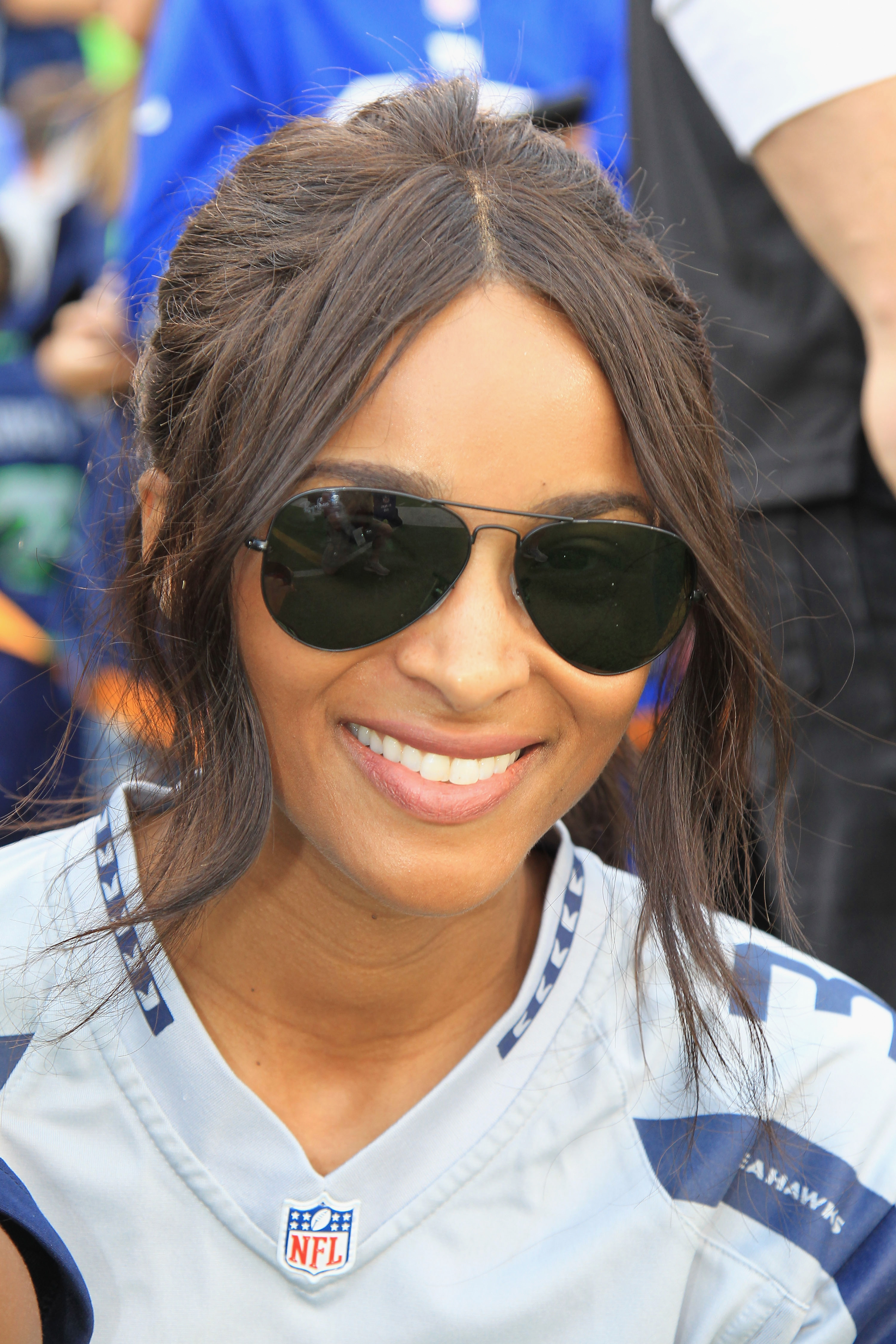 Celebrities Attend Seattle Seahawks vs New York Giants - October 22, 2017