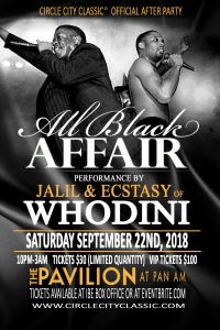 The All Black Affair Flyer