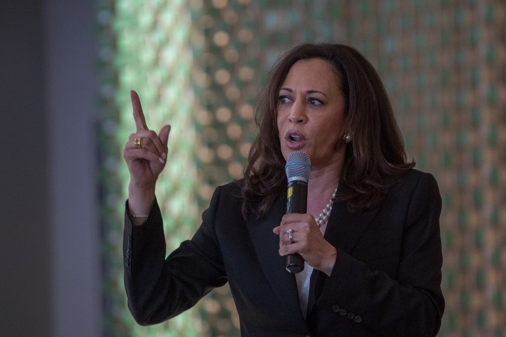 Sen. Kamala Harris (D-CA) Holds Town Hall Meeting In Los Angeles