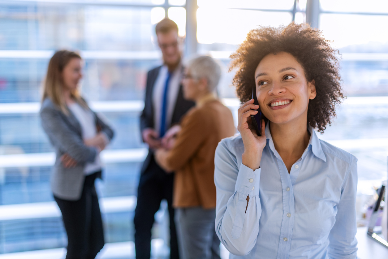 Providing exceptional service to all her clients