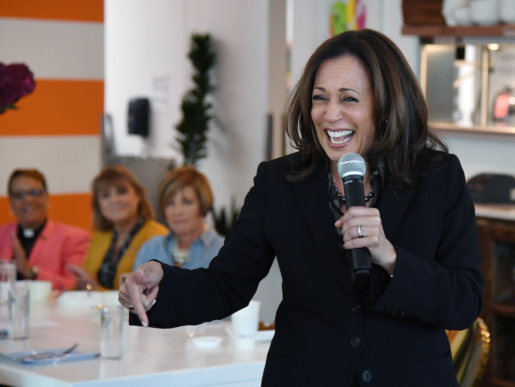 Kamala Harris Joins Democratic Senate Candidate Jacky Rosen At NV Campaign Events
