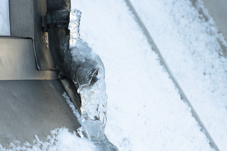 Frozen drainpipes