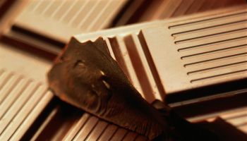 Chocolate bar, close-up