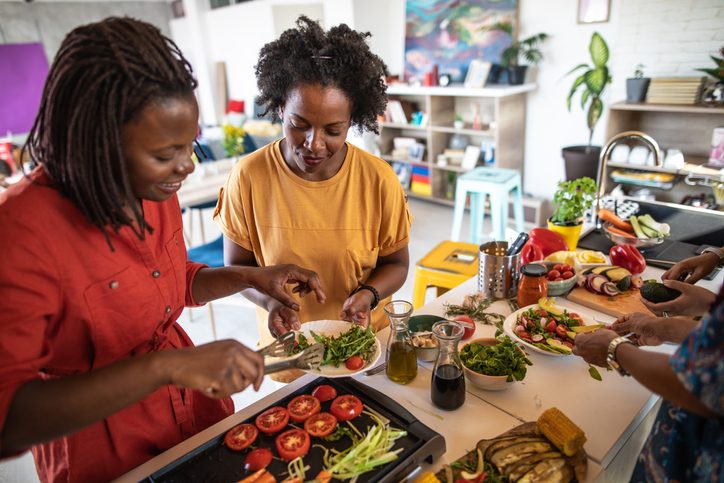 Serving up a healthy meal