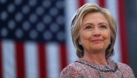 Hillary Clinton Campaigns In Salinas, California