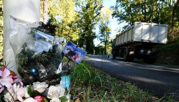 FRANCE-ACCIDENT-ROAD-TRIBUTE-ANNIVERSARY