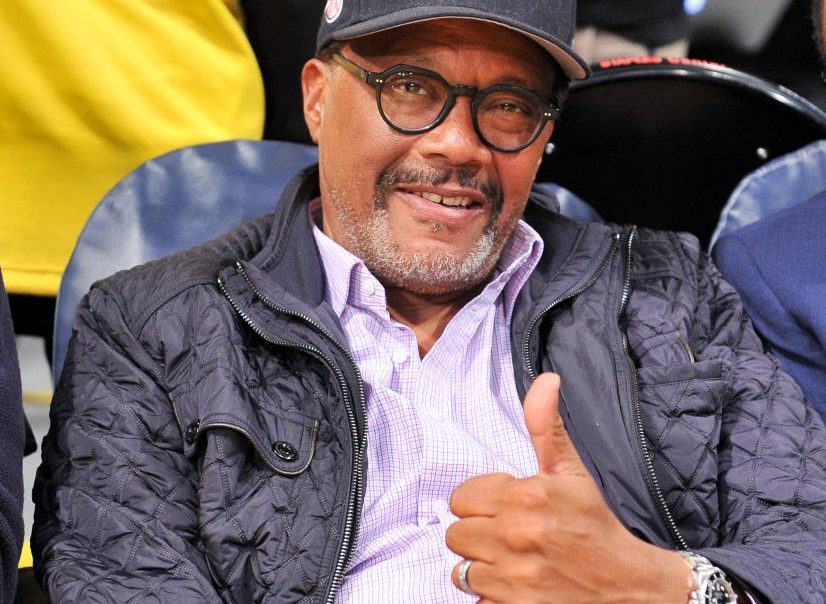 Celebrities At The Los Angeles Lakers Game