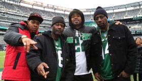 Celebrities Attend The New York Giants Vs New York Jets Game