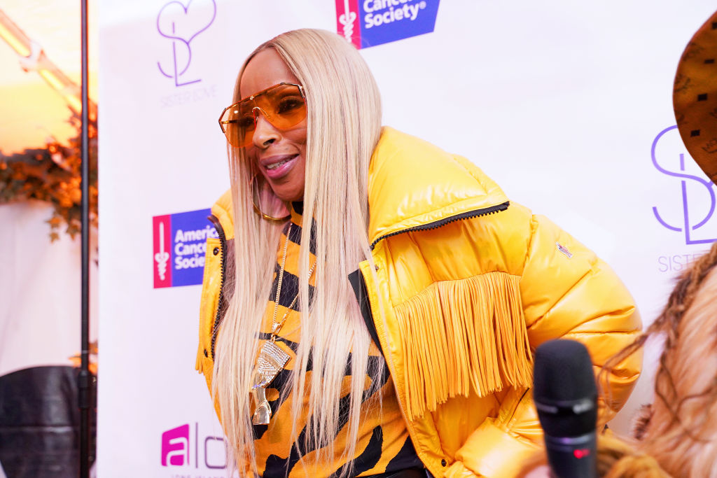 Mary J Blige And Simone I Smith Launch Their Sister Love Jewelry Holiday Pop Up Shop At Aloft Hotel In Long Island City, NY