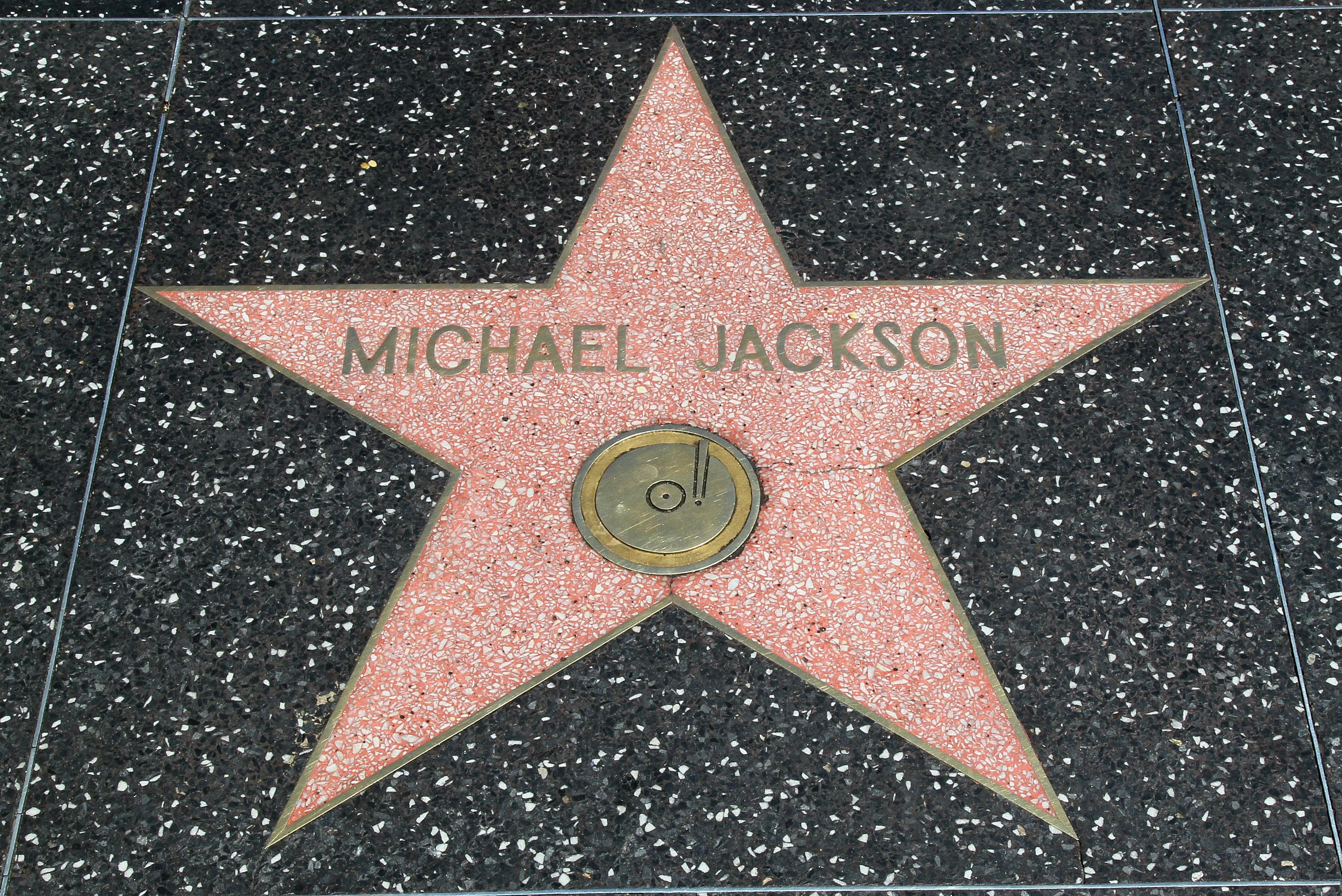 Michael Jackson's Hand And Footprint Tablet & Hollywood Walk Of Fame Star On Display In Celebration Of His Birthday