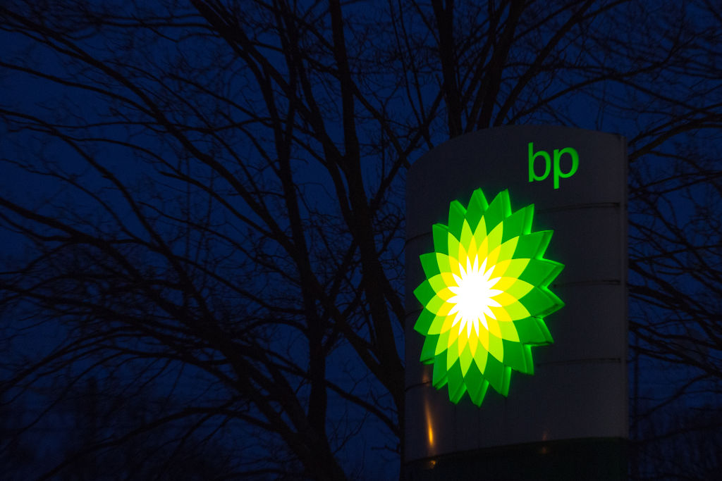 BP petrol station logo...