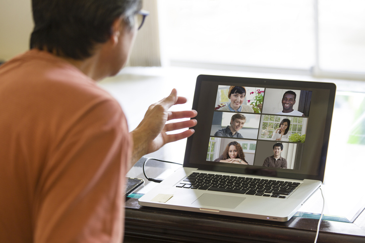 COVID-19 Shelter in Place and Social Distancing in effect, Virtual Social Life Continue through Live Streaming, video Conferencing Virtual Gathering