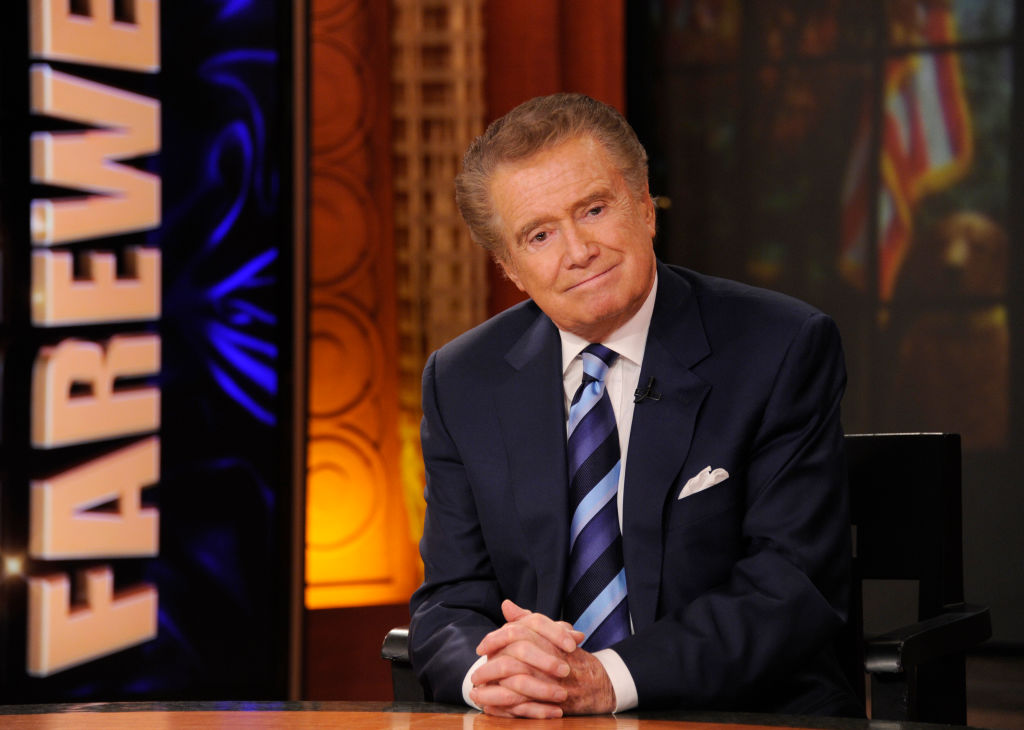 Regis Philbin Appearing On 'Live With Regis And Kelly'