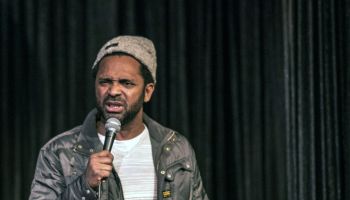 Mike Epps performing live on the LaffMob Stage
