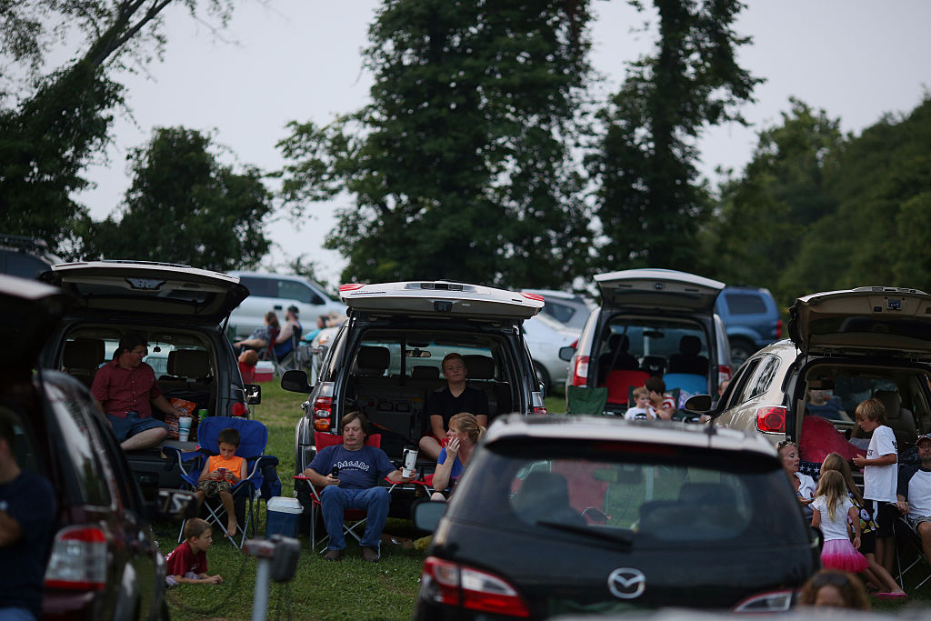 A Drive-In Movie Theater As Consumer Confidence Falls