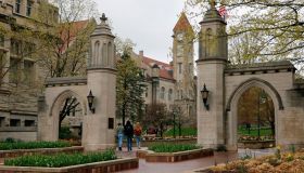 Campus scene University of Indiana Bloomington