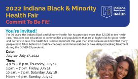 Indiana health Fair Flyer