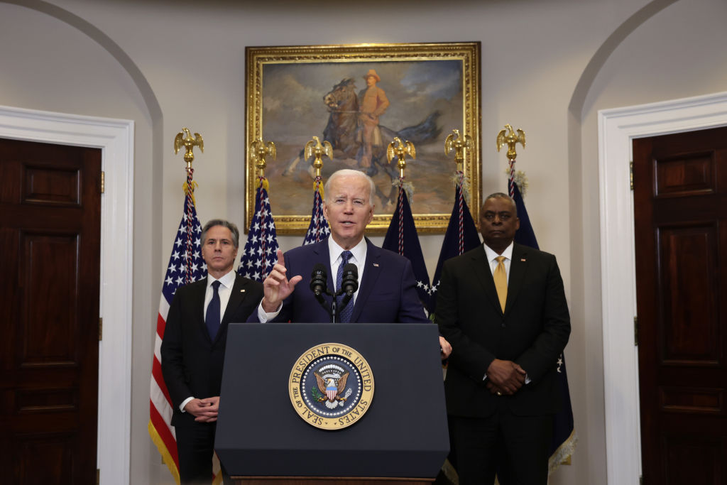 President Biden Delivers Remarks On Continued Support For Ukraine At The White House