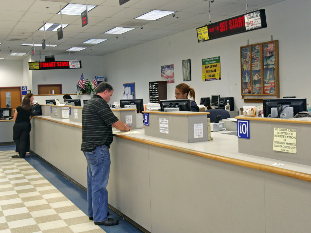 (081309 Boston, MA) Registry of Motor Vehicles in Boston's Chinatown. Thursday, August 13, 2009. Staff photo by John Wilcox