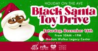 black Santa at the Madam Walker Theatre To Hand Out Toys